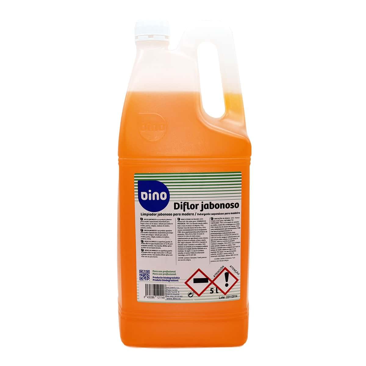 Limpiador jabonoso para maderas